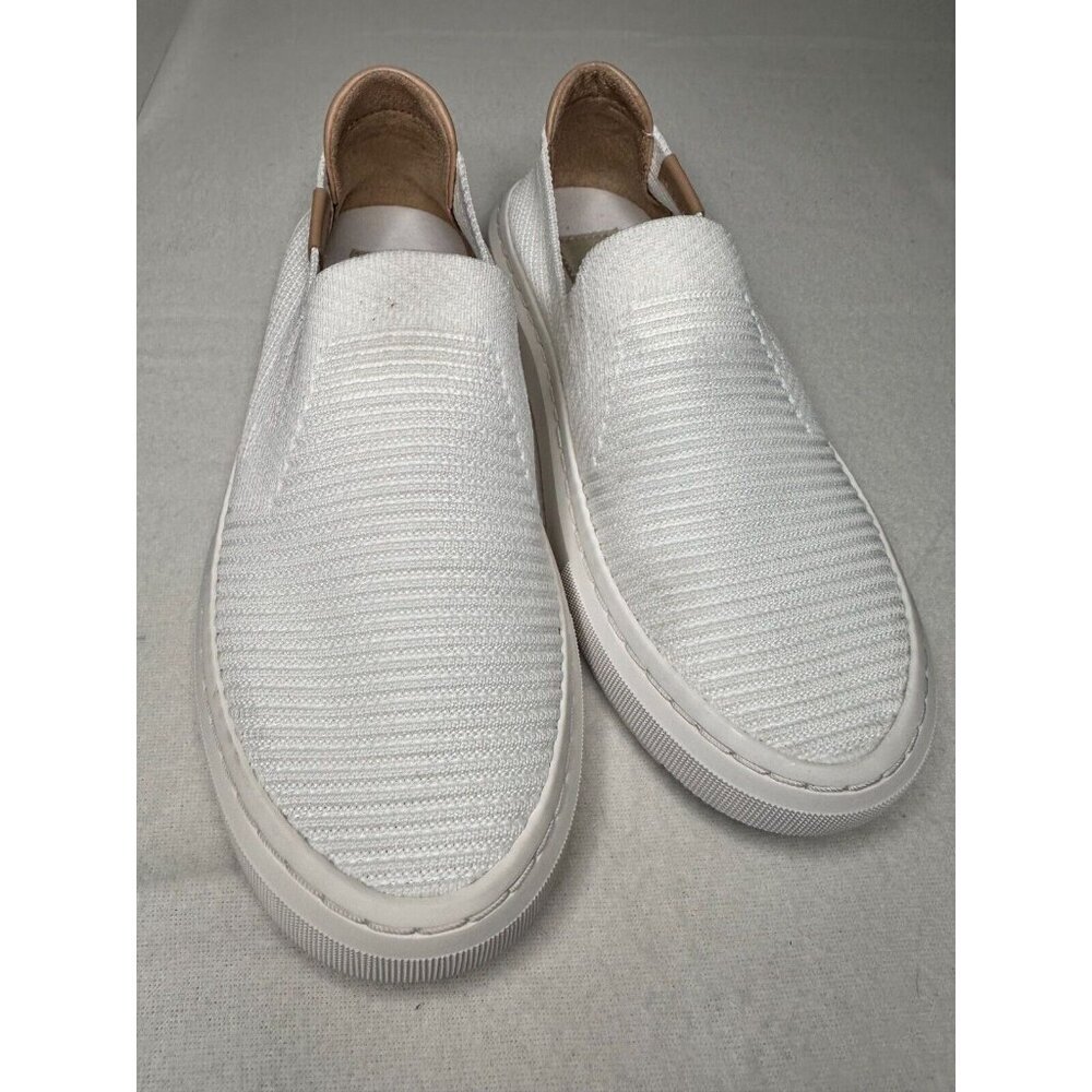 UGG Sammy Alameda Slip-on Sneaker Comfort Woven Shoes in White Women's Size 6